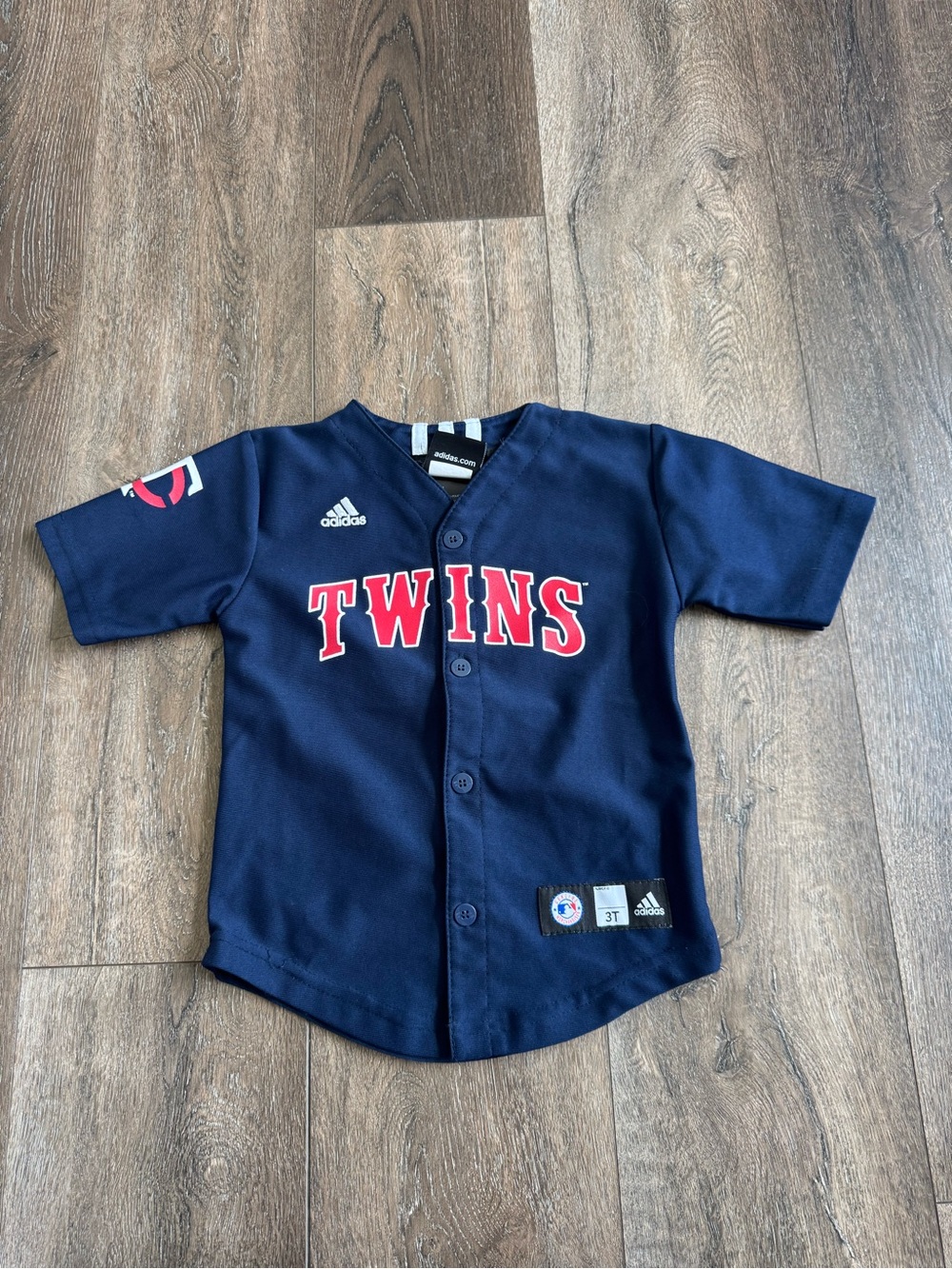 Adidas Kids Navy Minnesota Twins Baseball Jersey Size 3T